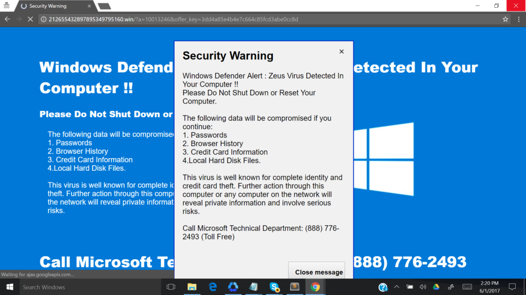 microsoft support scam